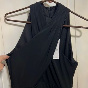 White House black market little back dress, cross cross front size 4P